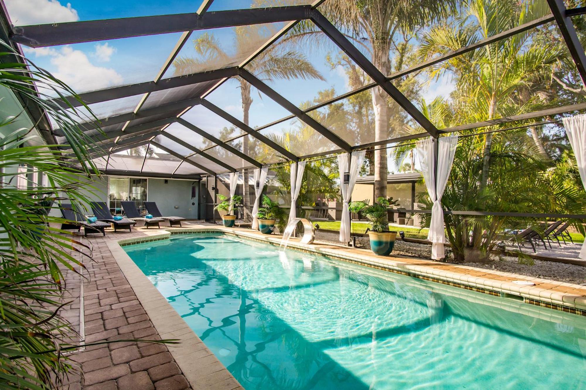 Beach Cottage With Heated Pool Just Off Siesta Key Sarasota Bagian luar foto